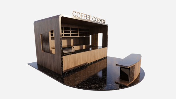 coffee kiosk Revit 2022